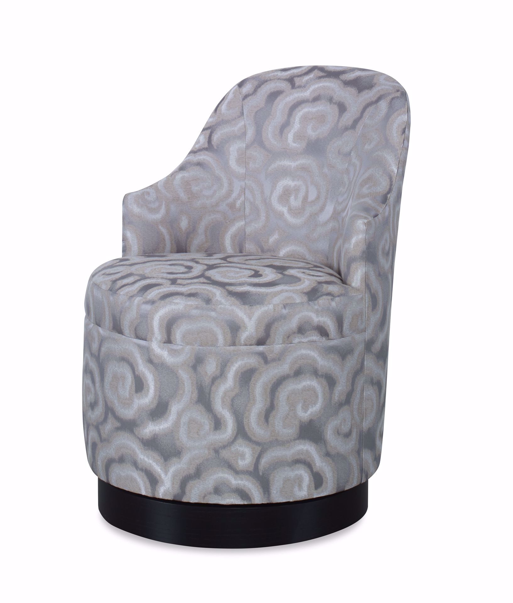 Logan Swivel Chair w/Wood Base
