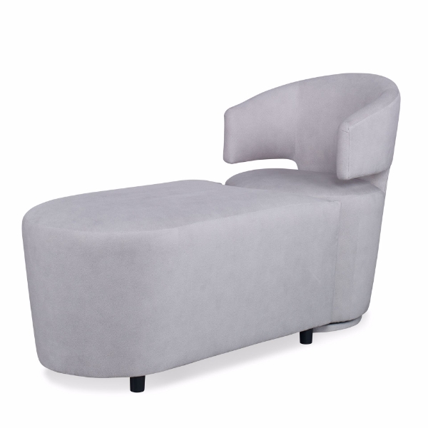 Picture of Otis Chair with Crescent Ottoman